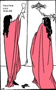 リチャードワグナーのトリスタンとイゾルデ 作： Aubrey Beardsley